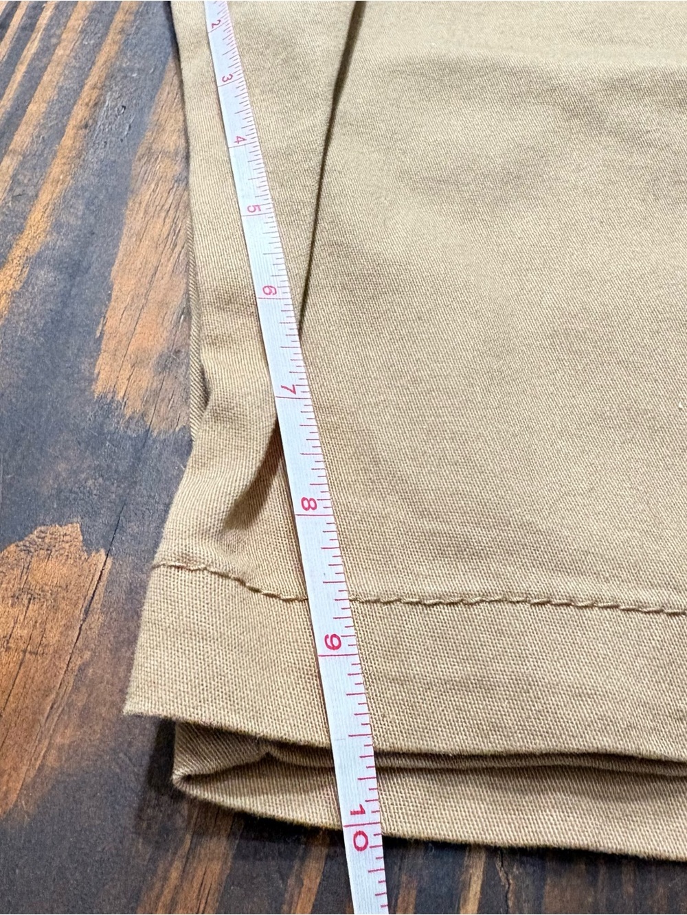 Iron Co. Men's Flat Front Shorts - Khaki - Picture 4 of 5